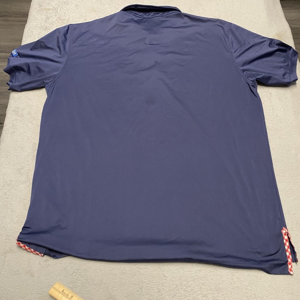 Bald Head Blues Streamsong Polo Mens XL Blue Logo Pro Am Performance - Picture 6 of 7